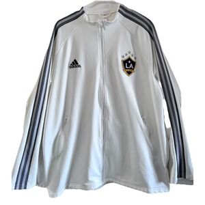 Adidas Jacket Mens Sz‎ XL White LA Galaxy Home Anthem 2021